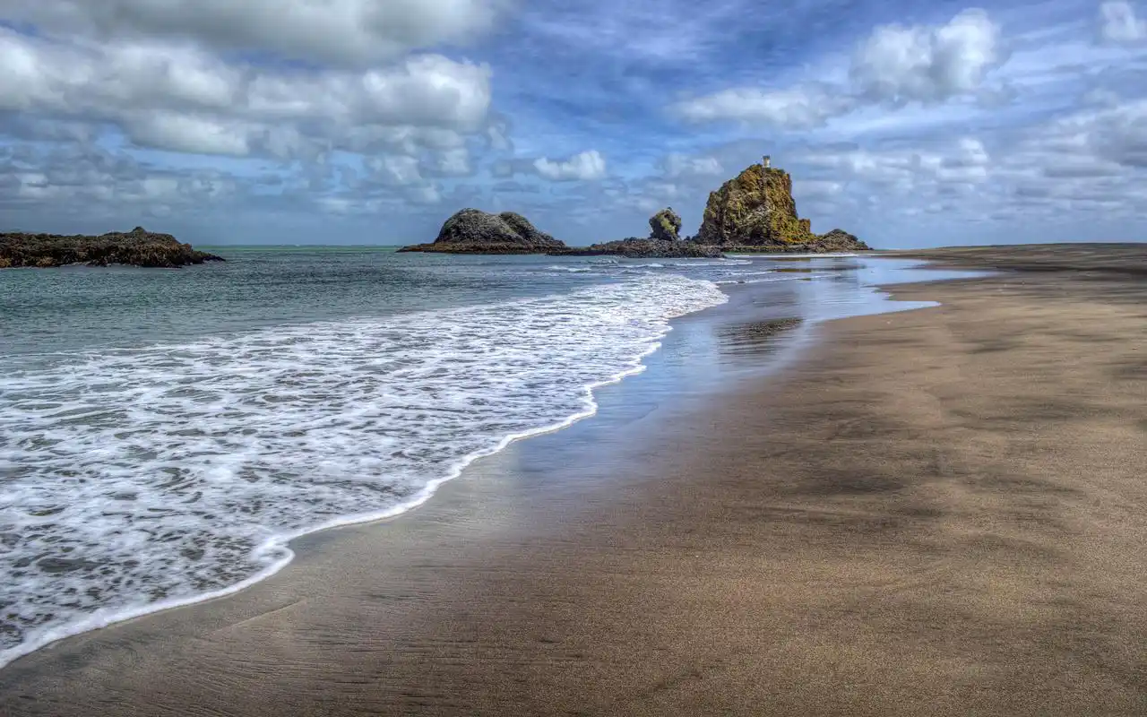 新西兰西海岸海景风景风光桌面壁纸