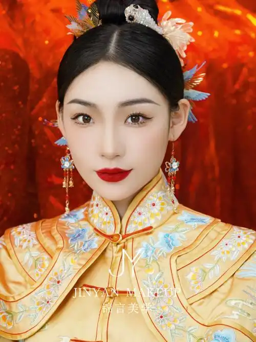 新中式造型到底可以有多美新娘造型