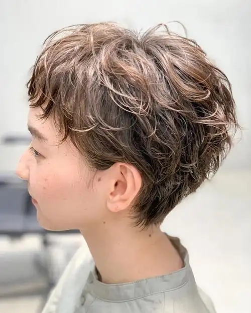 纹理短发,锁骨发14款,蓬松又时尚,让你美到心痒痒|发型|发尾|碎发|发