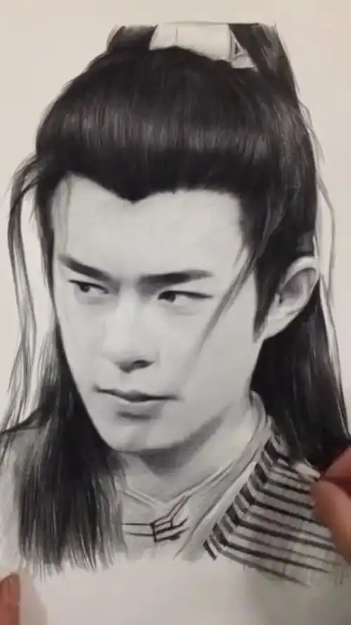 手绘古天乐版杨过年轻时候真是盛世美颜当然现在也不差