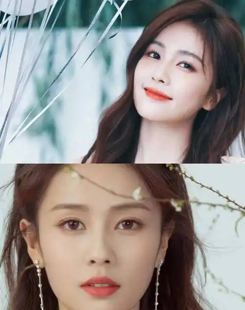 白鹿李沁的气质比较温婉清丽,她的脸型属于有棱角的那种,下颌角较为