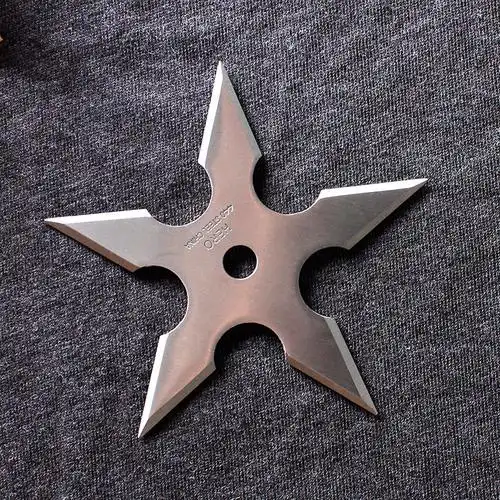 【赠送学习教程】火影忍者飞镖暗器 四,五角镖手里剑 【3支套装】