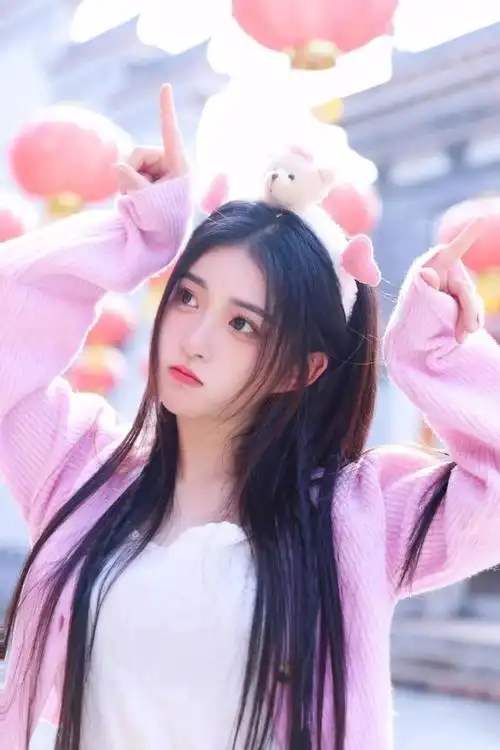 俏皮可爱林嘉慧粉色的回忆