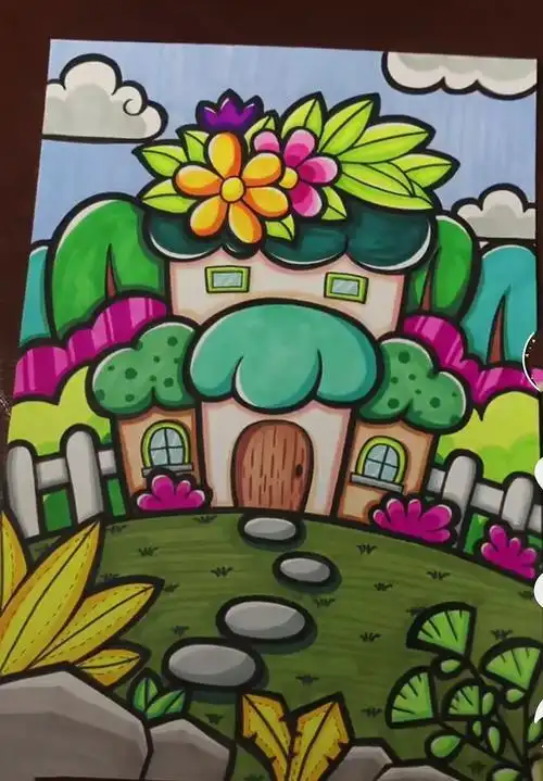 彩色画画图片大全 彩绘图片大全