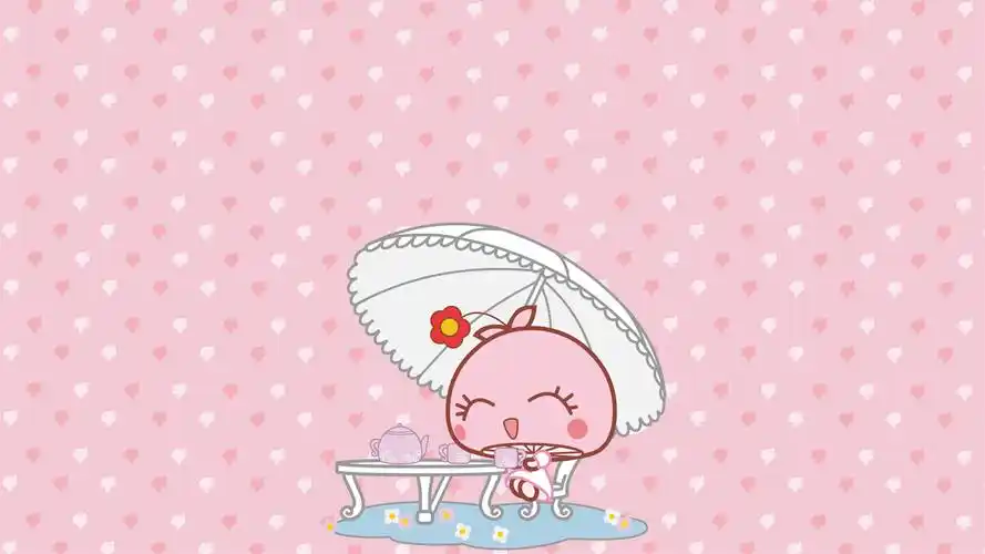 蘑菇点点mogoo可爱桌面壁纸九下载高清大图预览1920x1200_卡通动漫