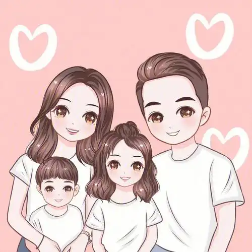 儿女双全头像背景