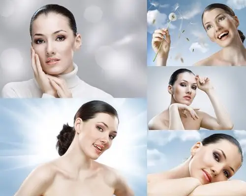 美女肌肤美白摄影高清图片