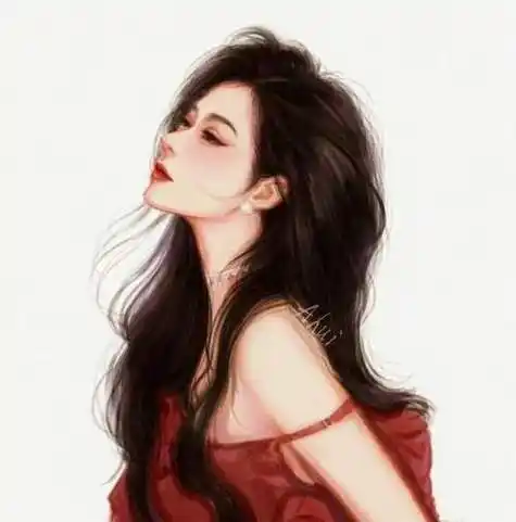 超美超有气质的红衣女生头像冬日里的温暖