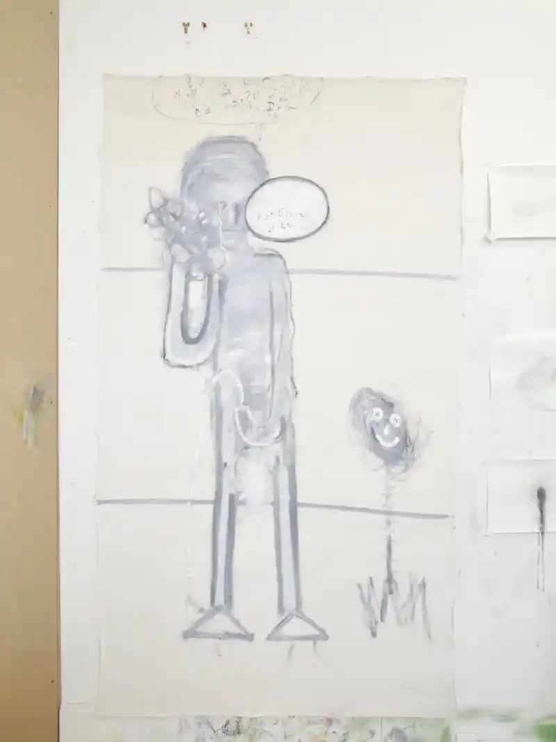 ammon seth oil on unstretched