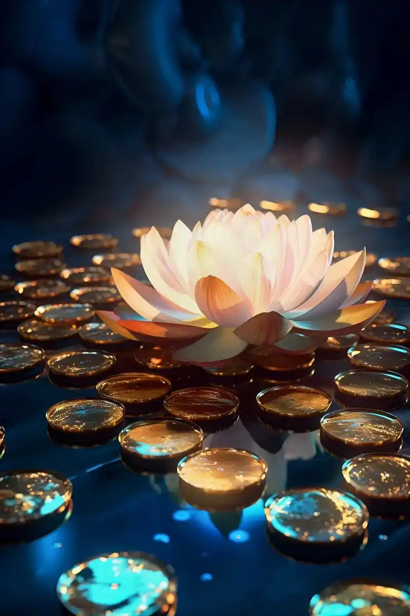 大数据从来不骗人,当你刷到金色莲花硬币,说明你的好运已在路上 - 抖