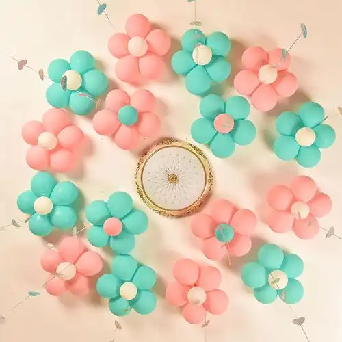 气球婚礼背景布置