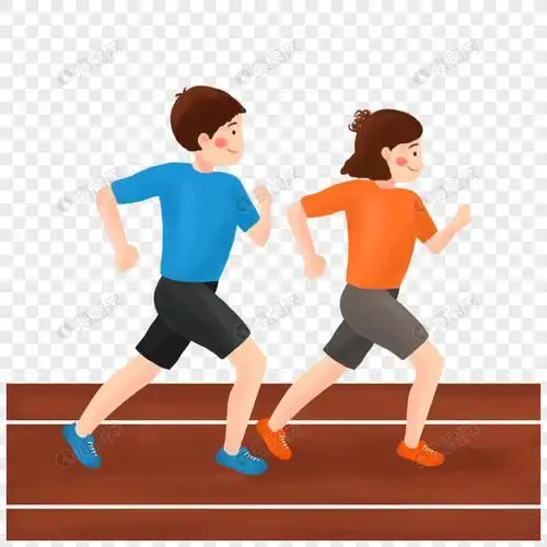 跑步简笔画图片小朋友跑步简笔画图片