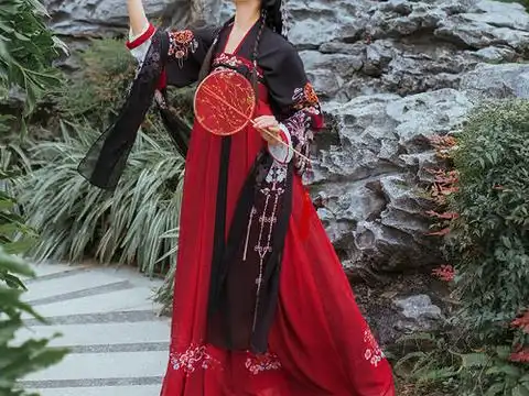 其实,汉服红黑配色同样耀眼又霸气 - 经典红黑配色 - 实验室设备网