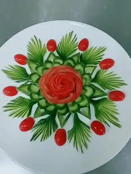 黄瓜还能这样玩创意水果拼盘 我要当同城红人 水果雕刻 唯美食不能