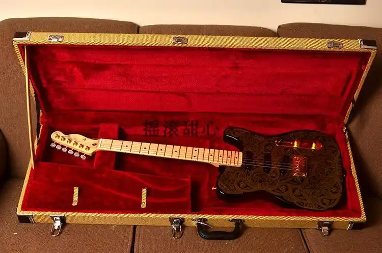 beyond乐队御用010 8602黄贯中金花电吉他 黄家驹电吉他