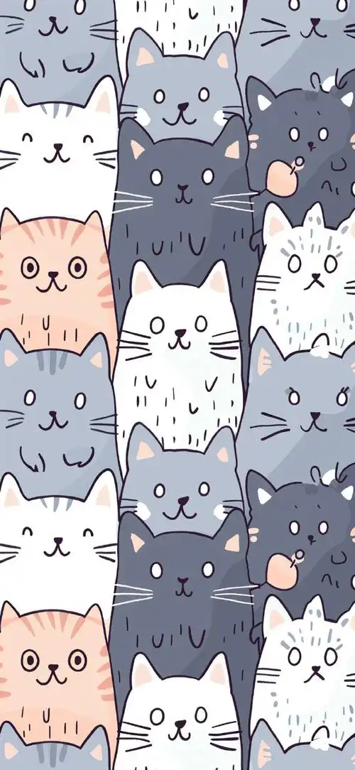 高清壁纸无水印#超治愈的可爱锁屏壁纸