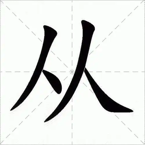 从什么意思解释,从字笔画笔顺,从拼音组词_竞价网