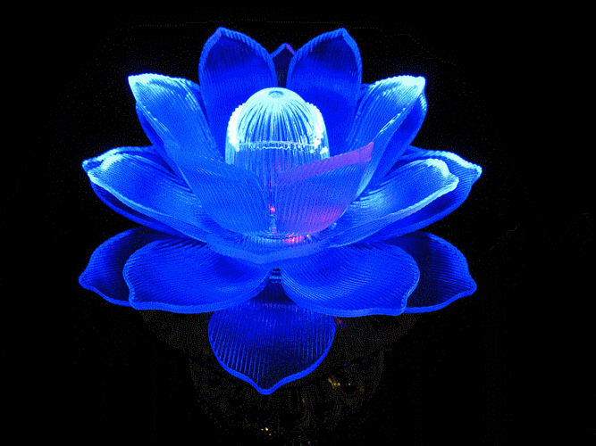 特价led七彩莲花供灯念佛机阿弥陀佛宝莲灯12合1唱佛机佛堂供灯