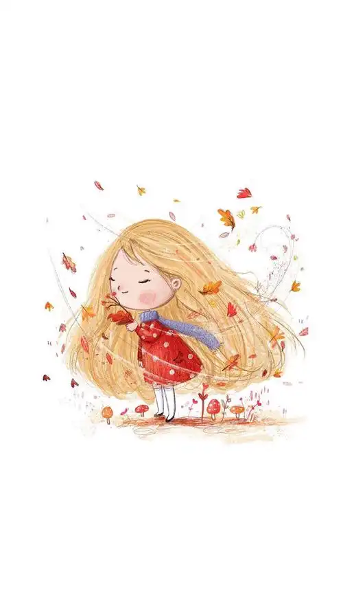 唯美卡通手绘插画高清手机壁纸