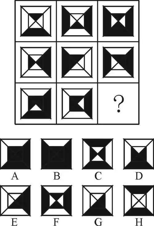 2014国考图形推理:黑白格如何看