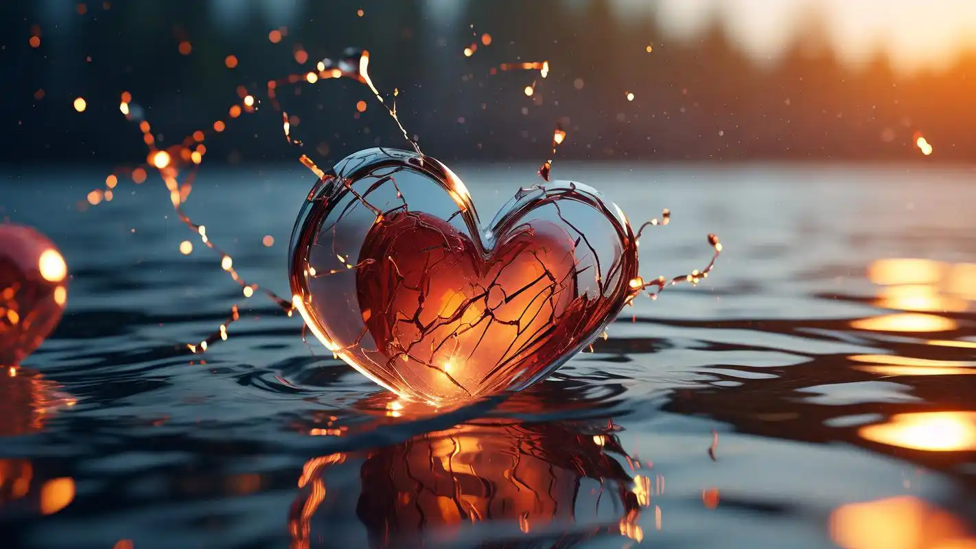 💔伤心流泪的湖面壁纸,触动你的心弦🌌