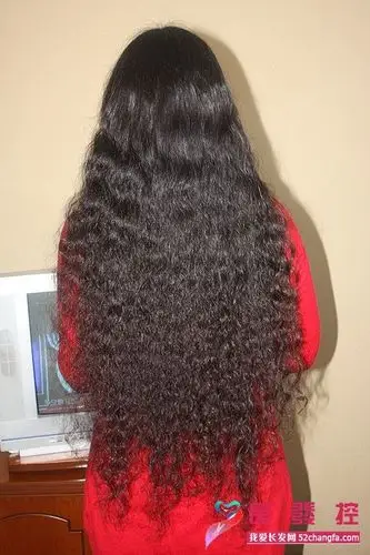 剪下中学老师罕见的超长卷发老高217