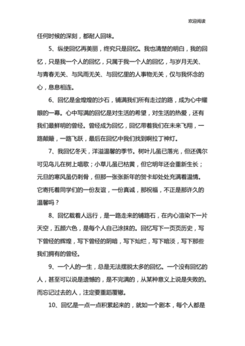 回忆的好词好句docx11页