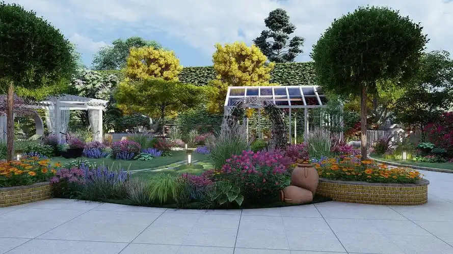 重庆龙湖揽镜500平方花镜花园(完工)|空间|景观设计|合庭院梦景观