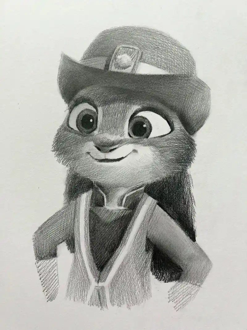 不一样的素描动物9294  - 抖音