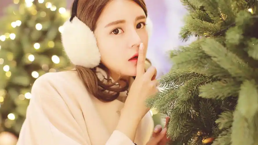 写真集电脑高清壁纸下载,美女壁纸,圣诞节,唯美,甜美,壁纸,1920x1080