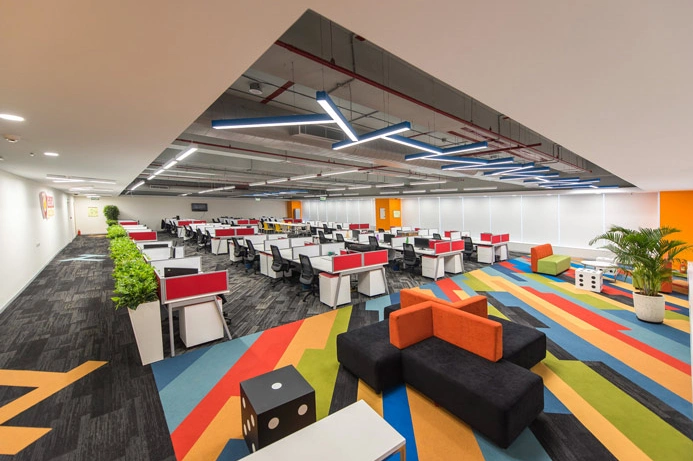 多元色彩 游戏公司办公空间设计欣赏