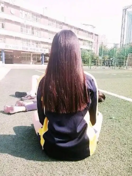 美美长发 女头 背影