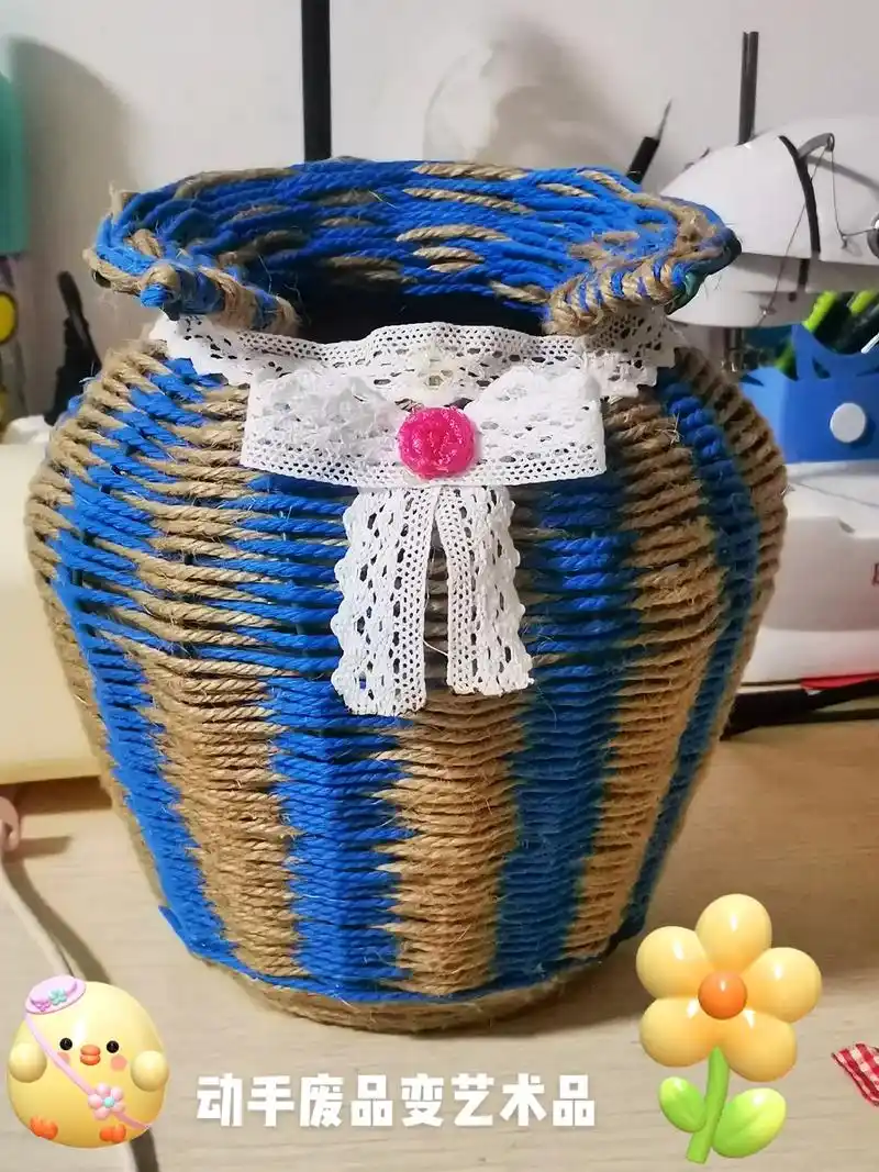 动动手,废品变艺术品,做手工我是认真的  - 抖音