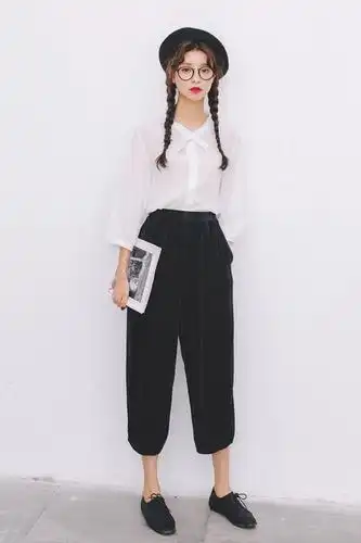 灯笼裤搭配什么上衣显瘦又时髦