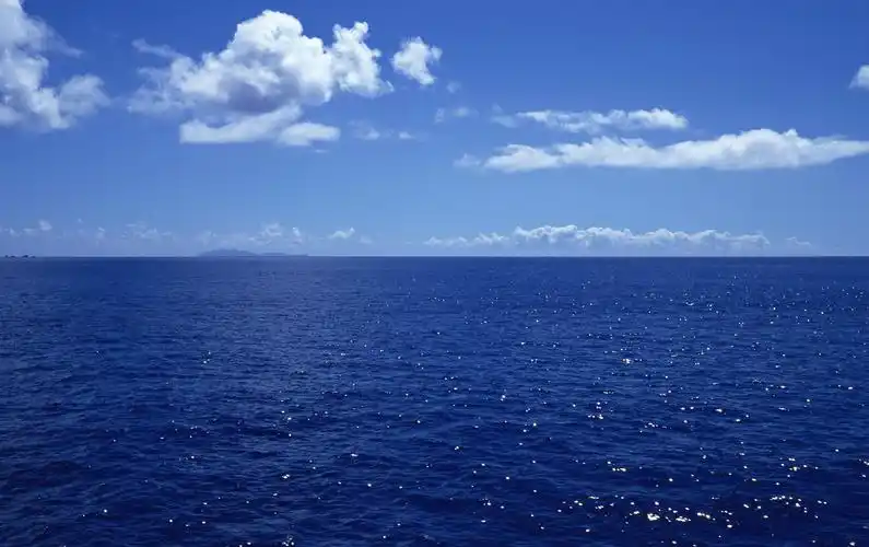 海风从蓝蓝的大海上来