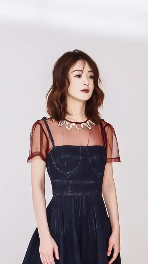 赵丽颖黑白性感手机壁纸图片