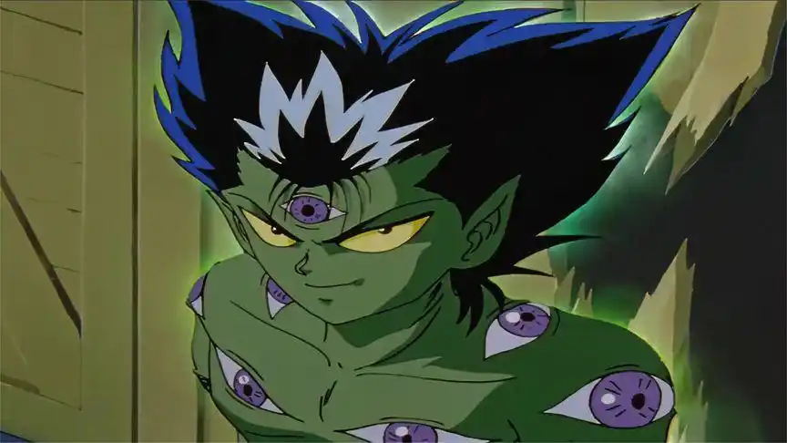 幽游白书8:浑身长满眼睛的恐怖形态 飞影不为人知的另一面-动漫视频