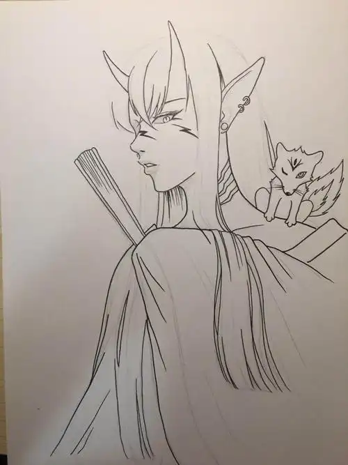 【手绘】原创女鬼
