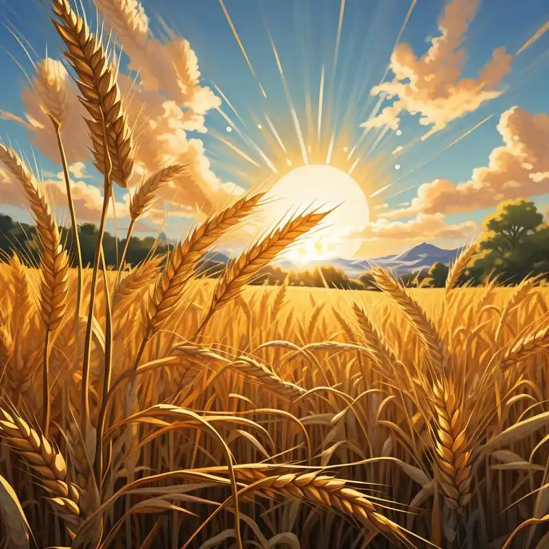 这款金色麦穗头像就是你的不二之选!