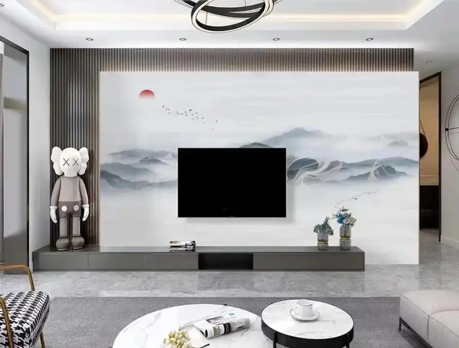 分享一波悬空电视背景墙
