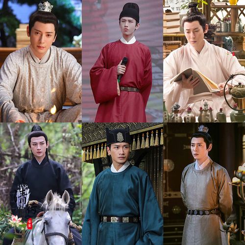 影视古装君歌同款男汉服唐朝男士绣花圆领大臣民族服装