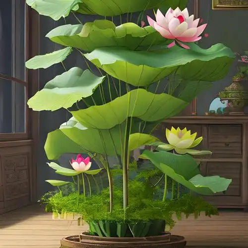 带来好运的莲花头像