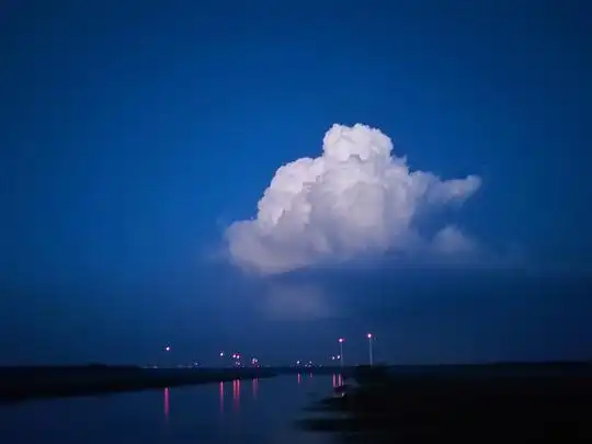 夏天某个晚上的云78