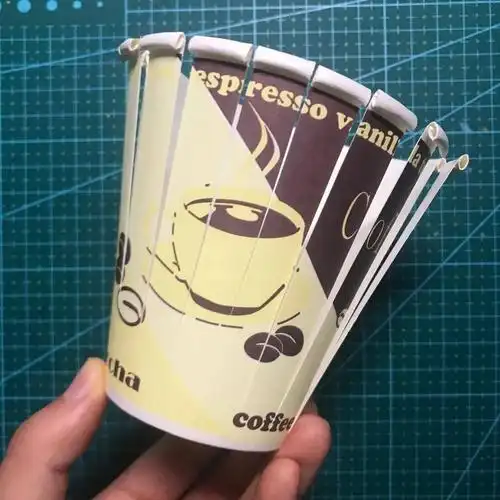 29 移动画屋丨田园收纳桶—— 手工diy_纸杯