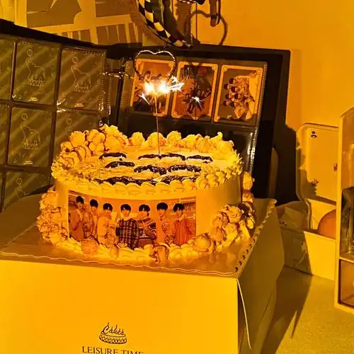 tnt时代少年团应援蛋糕98#tnt时代少年团  #马嘉祺  #丁程鑫