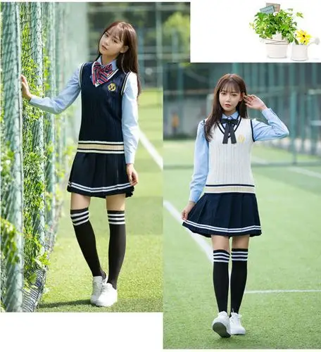 中学生校服套装学院风韩国秋季高中生初中生英伦班服日式制服女 女