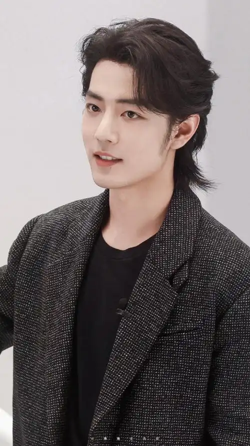 肖战欧莱雅pro品牌全球代言人##肖战长发全黑造型