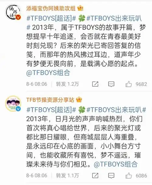 tfboys组合出道八周年