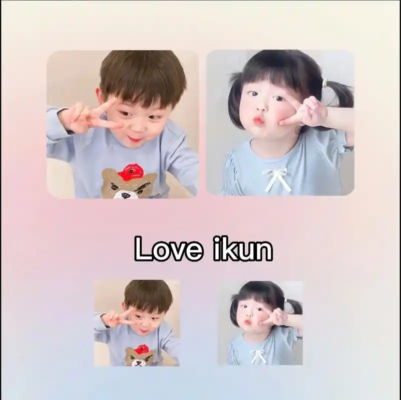 男一女ins超甜超可爱的情侣头像图片氛围感分开图集动漫小众萌娃情头