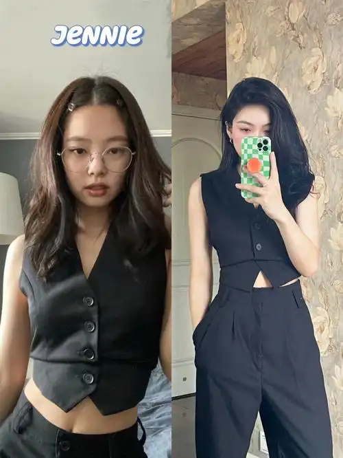 15894小个子跟着明星学穿搭jennie篇